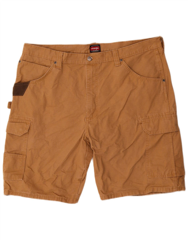 Męskie spodenki cargo Wrangler W40 XL, beżowa, bawełniana