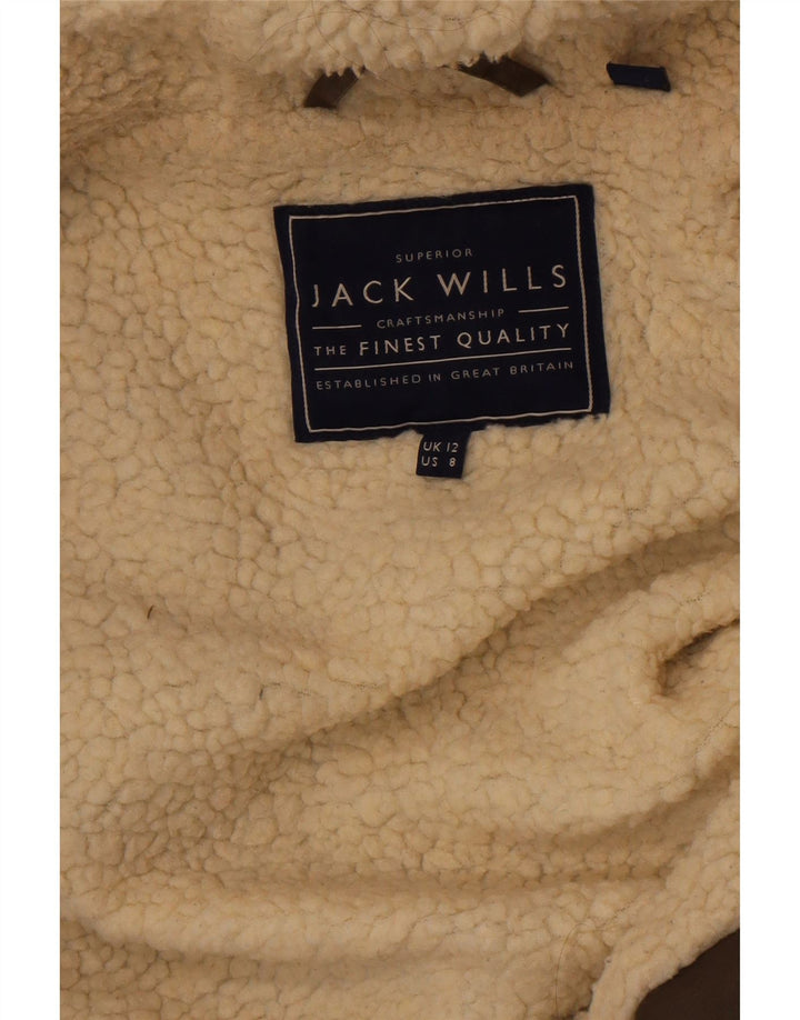 Kurtka damska Jack Wills z kapturem Sherpa Parka UK 12 Medium Khaki