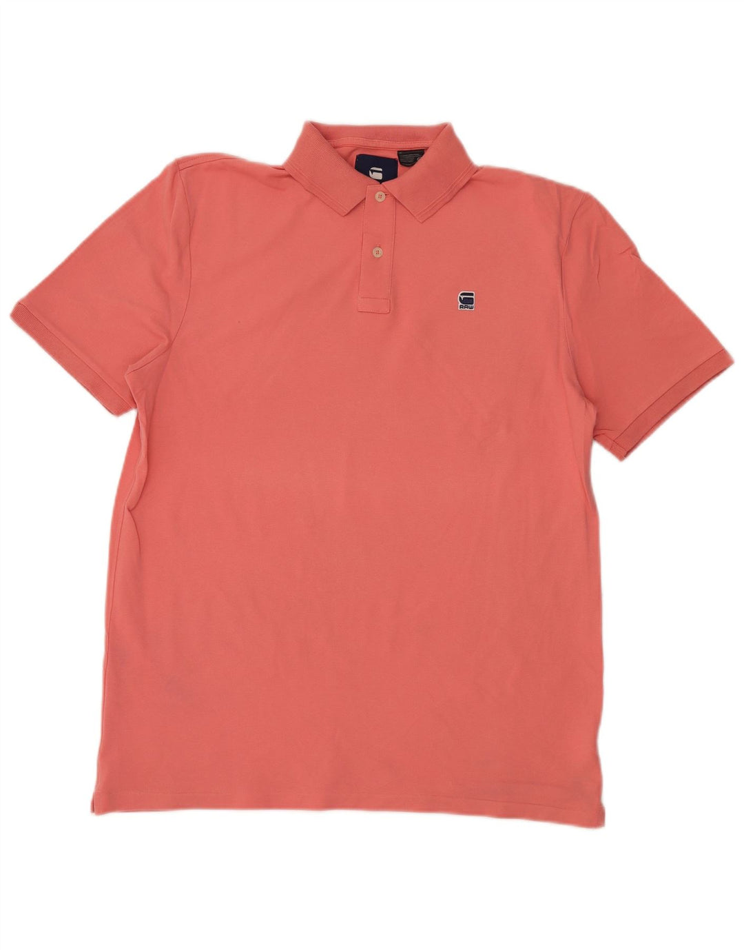 Męska koszulka polo G-STAR, duża, różowa, bawełniana