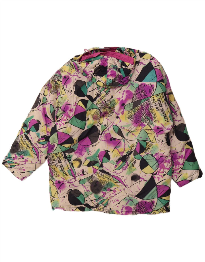 Damska ocieplana kurtka z kapturem Gil Bret UK 16, duża, wielokolorowa poliamid