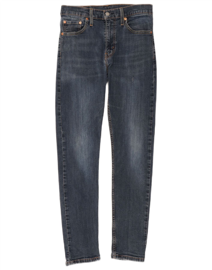 Damskie jeansy LEVI'S 512 Slim Tapered W30 L32 Niebieskie bawełniane