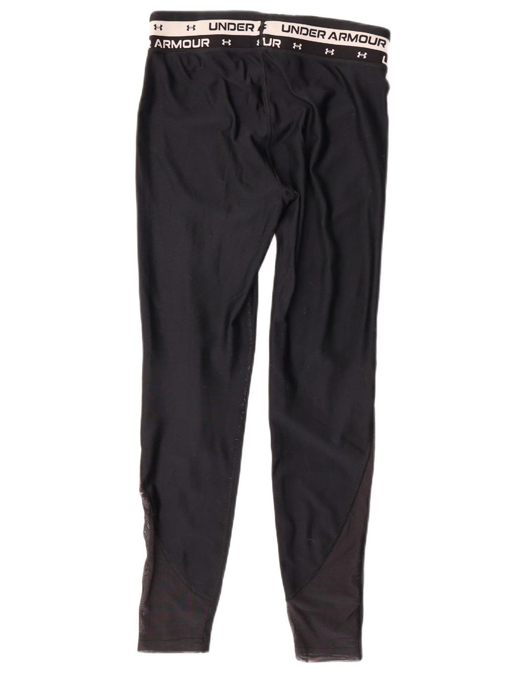 UNDER ARMOUR Boys Graphic Leggings 11-12 Years Large Black Polyester