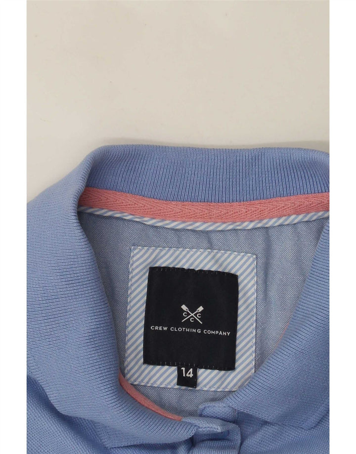 Damska koszulka polo Crew Clothing UK 14, kolor średni niebieski