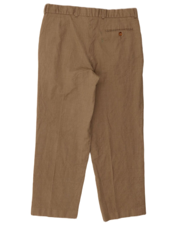 Spodnie garniturowe Marks & Spencer St. Michael St. Michael W32 L26 Beżowe