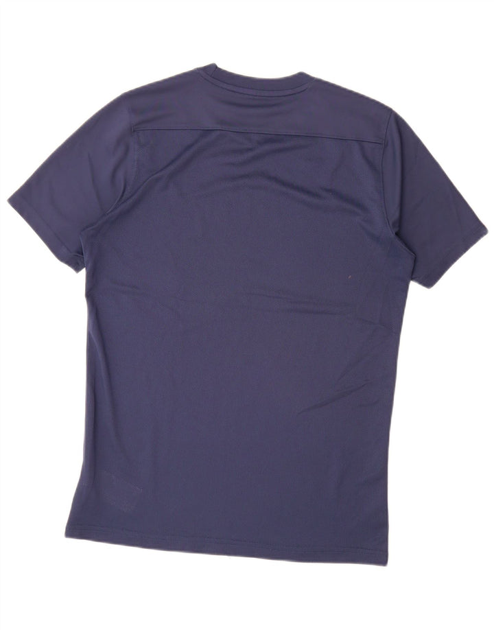 T-shirt męski Nike Dri Fit, średni granatowy poliester