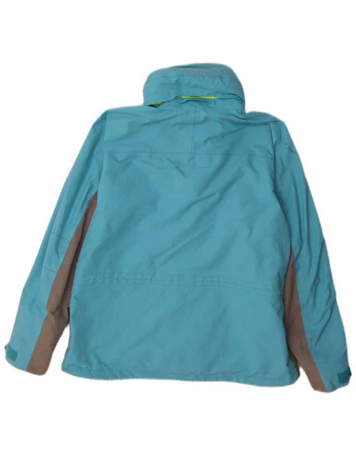 HENRI LLOYD Womens Windbreaker Jacket UK 16 Large Blue Colourblock