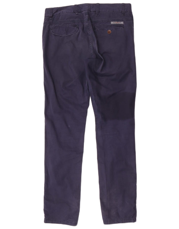 Męskie spodnie Chino Slim Tommy Hilfiger W32 L32 Granatowa bawełna