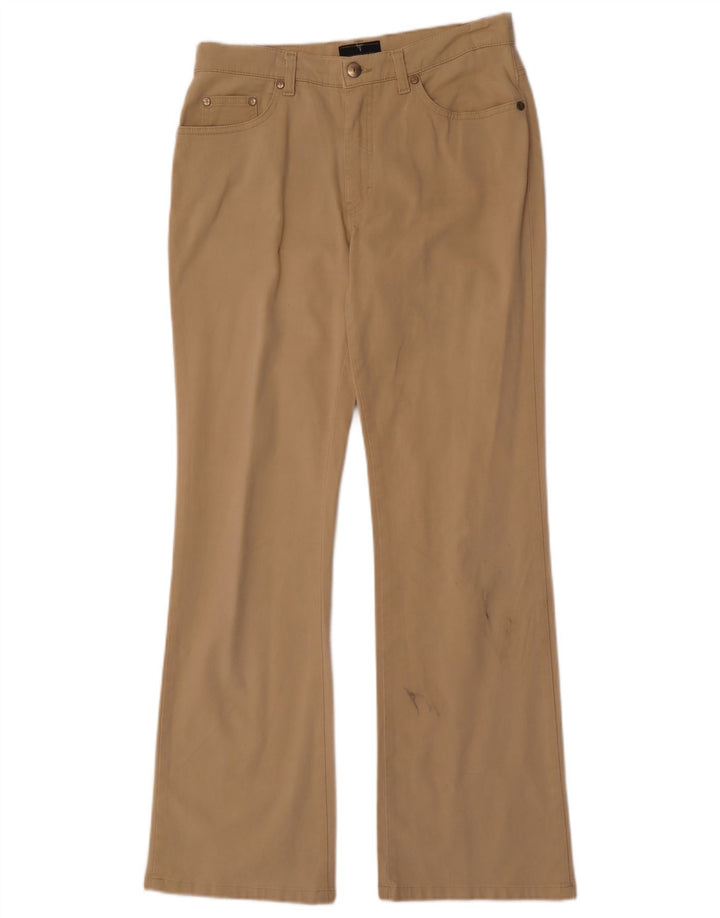 Męskie spodnie typu casual Bootcut Trussardi W30 L31 beżowe