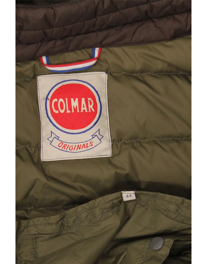 Męska ocieplana kurtka z kapturem Colmar IT 44 XS Khaki, poliamid