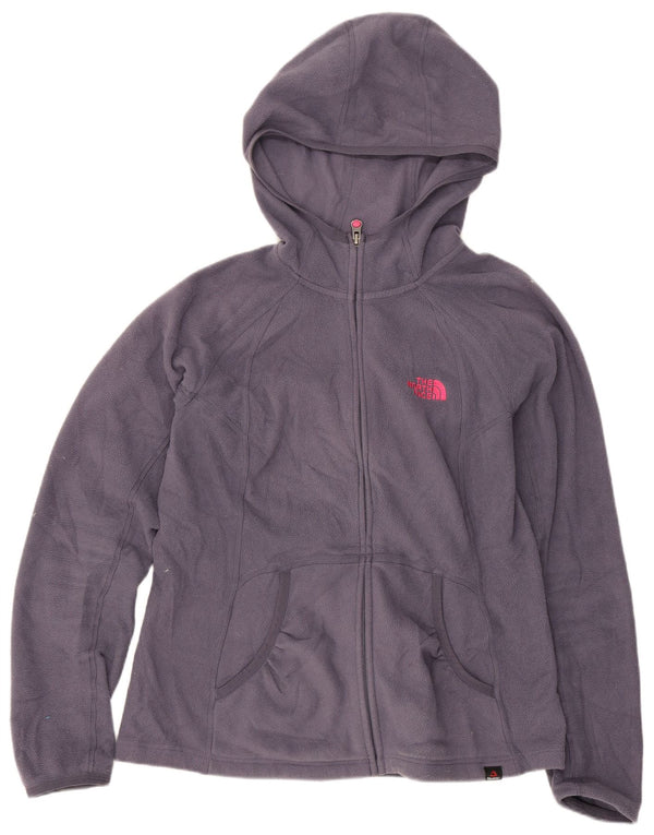 Damska kurtka polarowa z kapturem The North Face UK 10, mała, granatowa, z poliestru