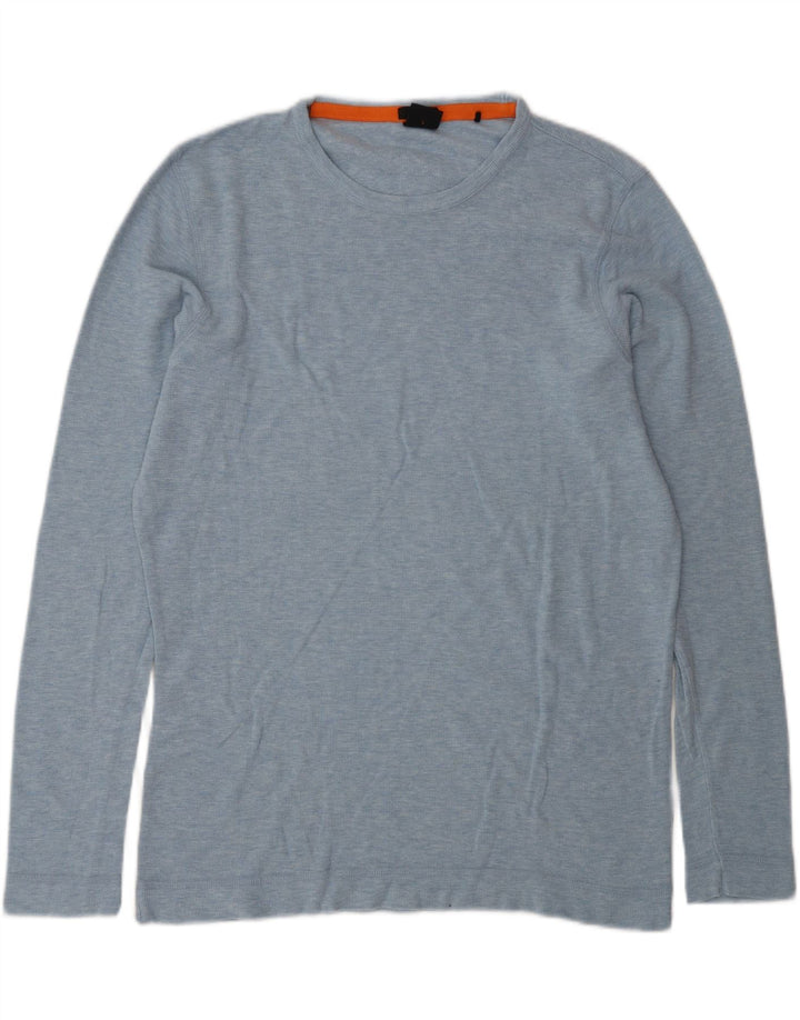 Męski top slim fit Hugo Boss z długim rękawem, duży, niebieski