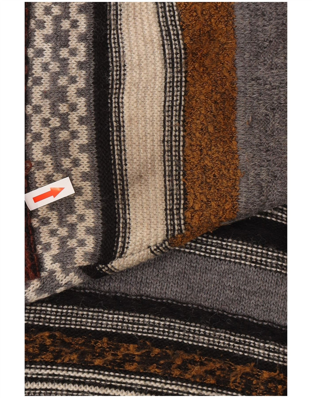 Męski sweter z okrągłym dekoltem Cambio IT 56 2XL w wielokolorowe paski