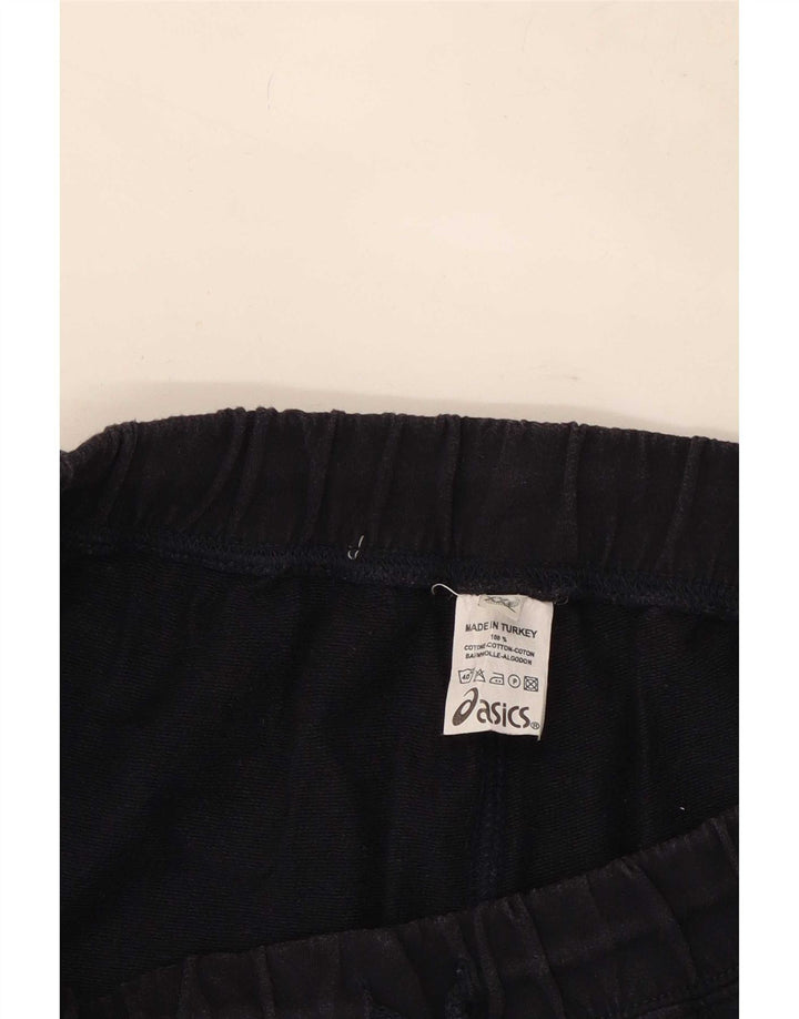 Damskie spodnie dresowe Asics 2XL, granatowe, bawełniane