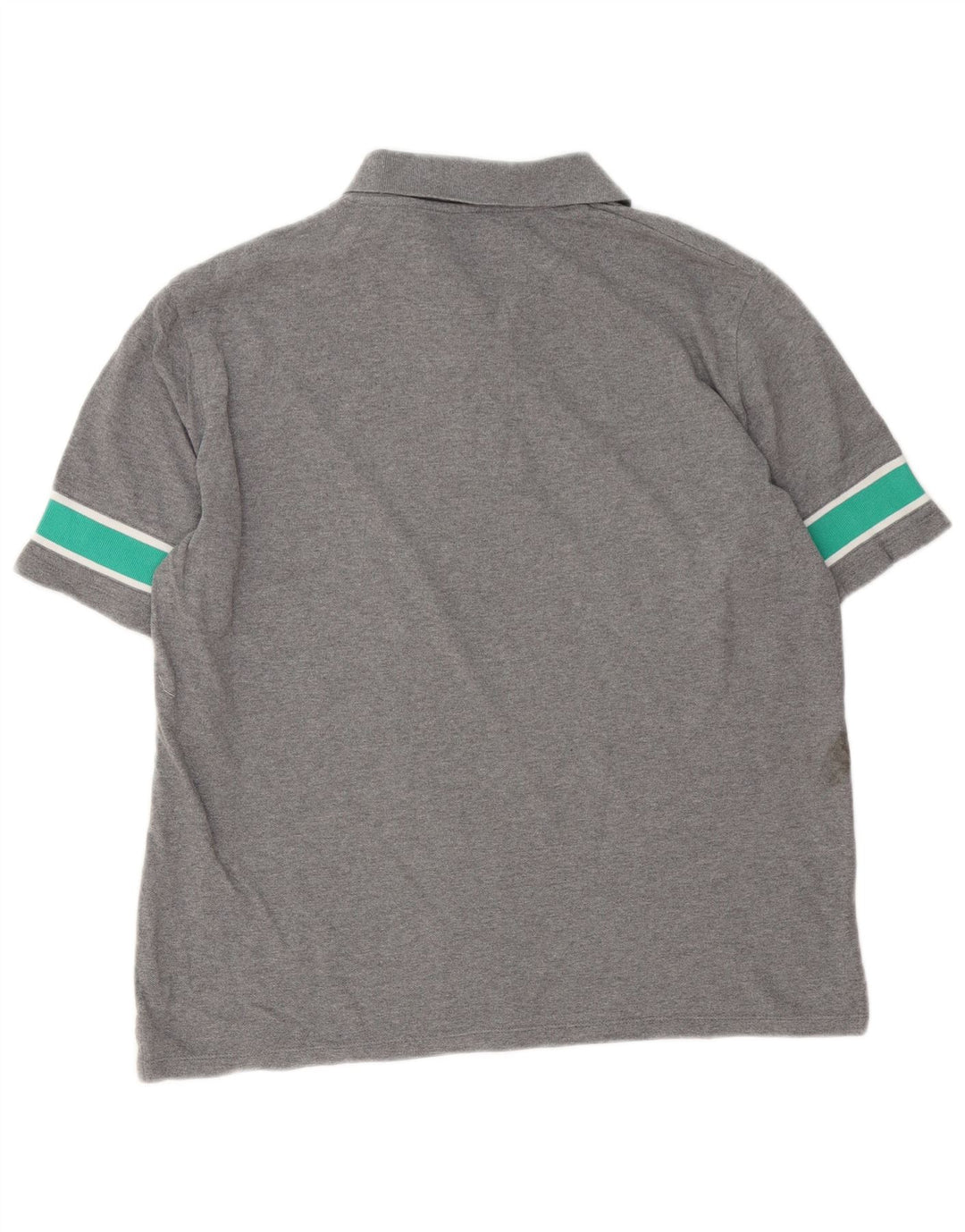 Męska koszulka polo Lyle & Scott o swobodnym kroju, średnioszara, bawełniana w blokach kolorów