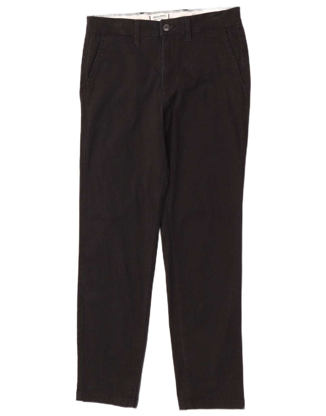 Męskie spodnie typu chino Regular Jack & Jones W30 L30 Czarna bawełna