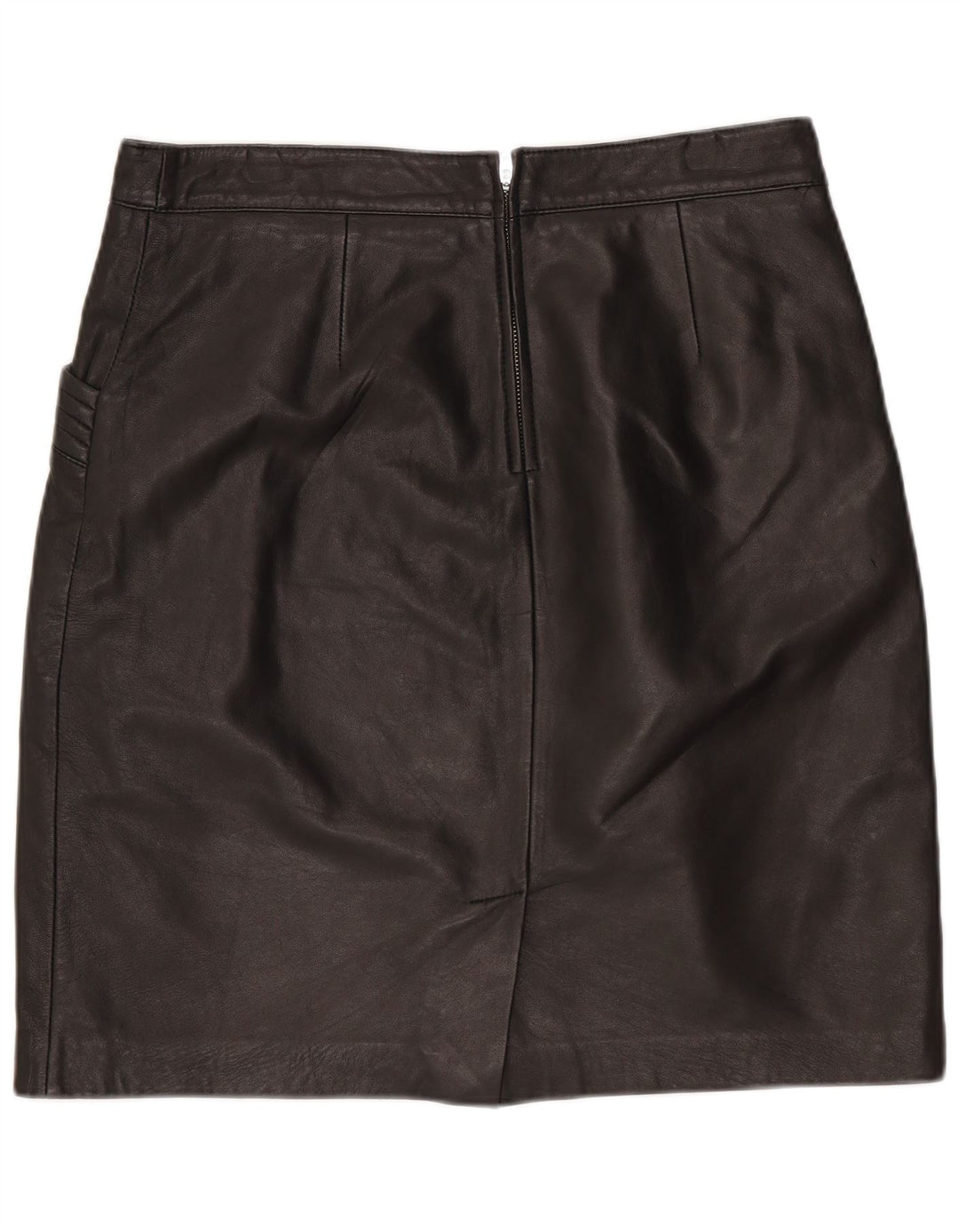 B.Young Damska mini spódniczka skórzana EU 38 Medium W30 Czarna skóra