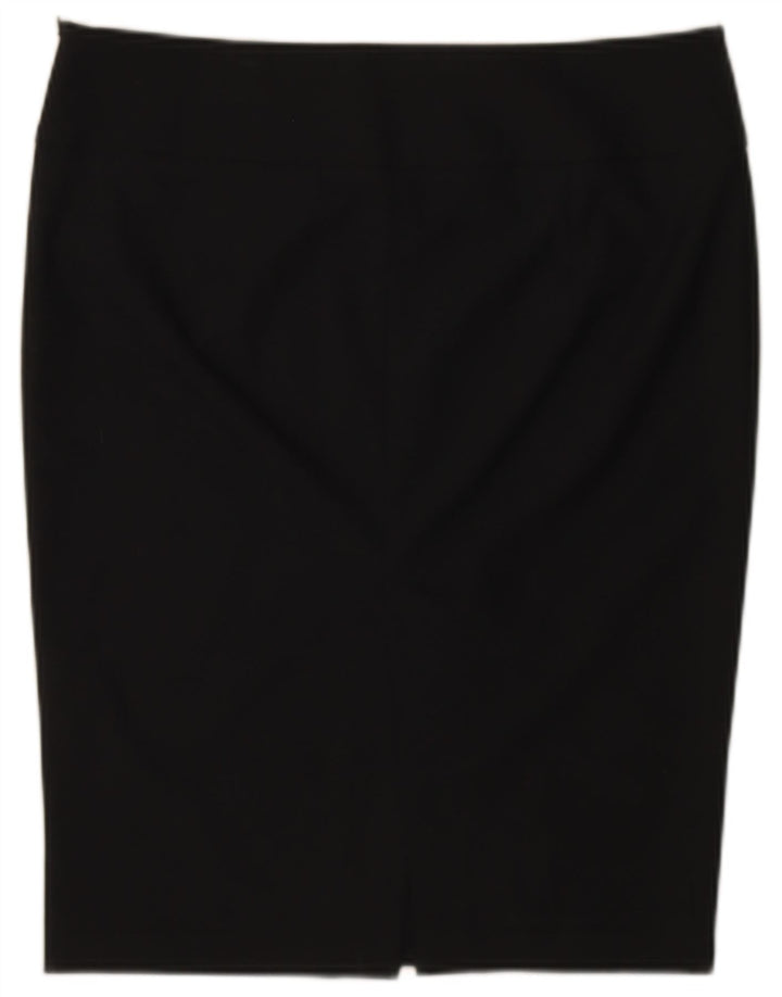 ZARA Womens Pencil Skirt EU 42 Large W32  Black Polyester