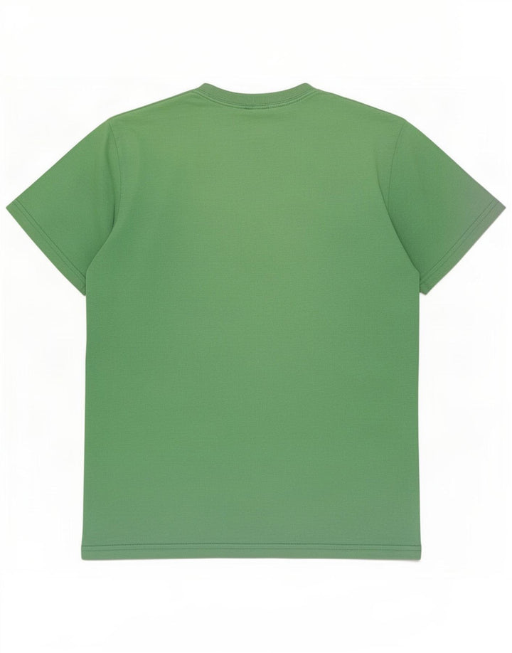 Męski T-shirt z grafiką Benetton, mały, zielony