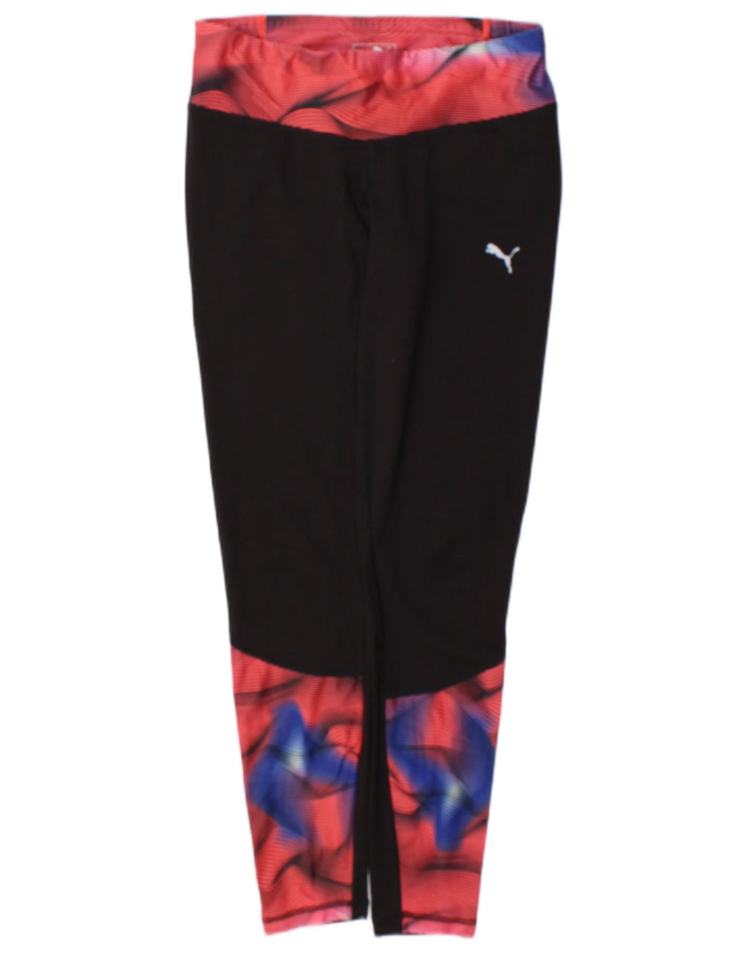 Legginsy damskie Puma UK 12 Średnio czarne geometryczne