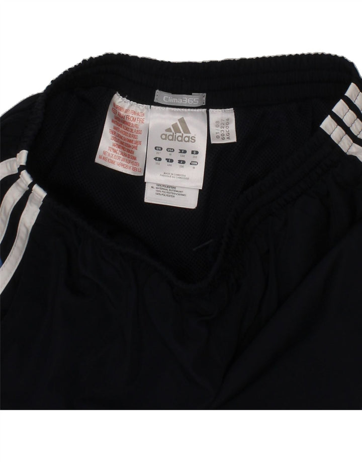 ADIDAS Boys Clima 365 Tracksuit Trousers 11-12 Years  Navy Blue Polyester Vintage Adidas and Second-Hand Adidas from Messina Hembry 