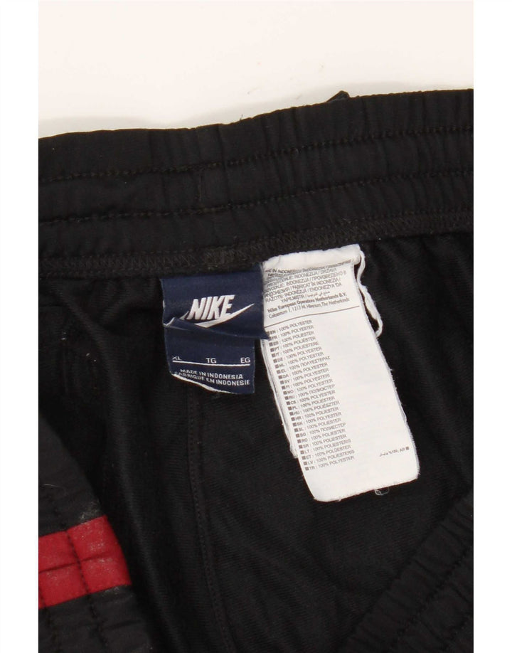 Męskie spodnie dresowe Nike XL, czarny, poliester z blokami kolorów