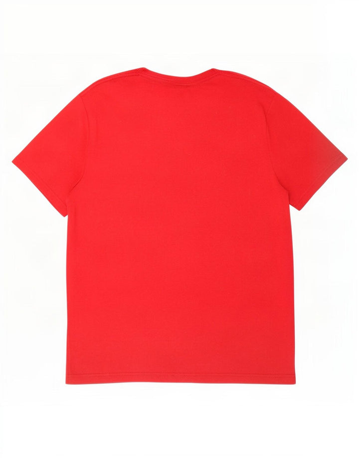Męski T-shirt z grafiką Nautica, duży, czerwony, bawełniany