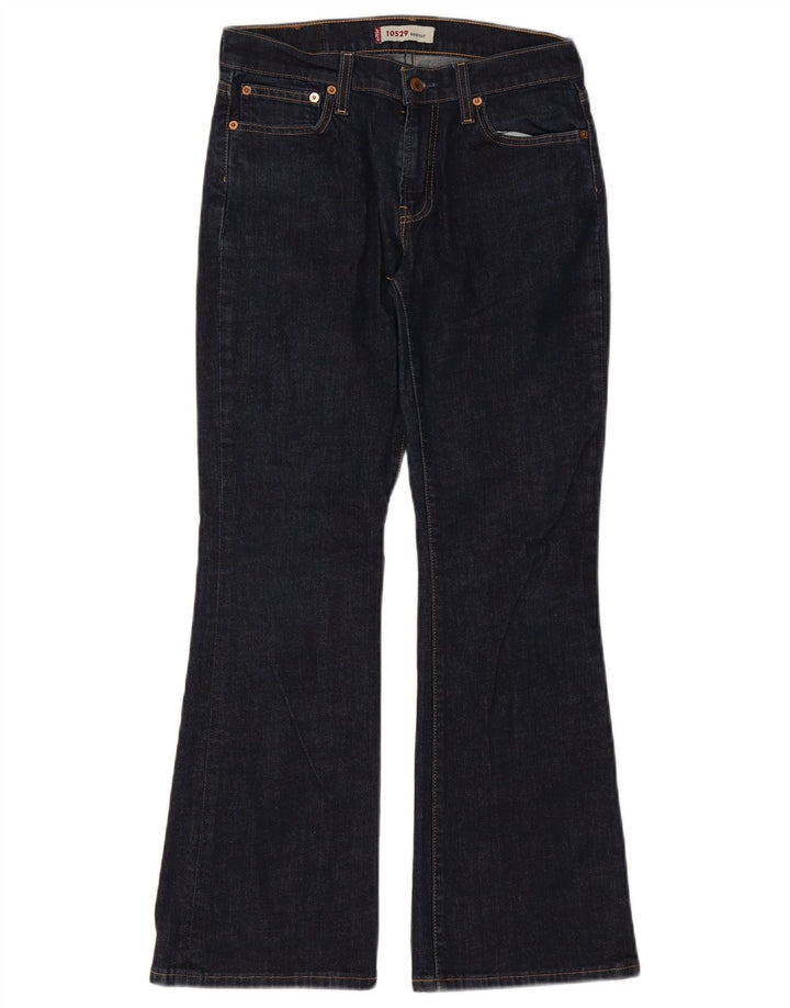 Damskie jeansy Levi's 10529 Bootcut W30 L30 Granatowa bawełna