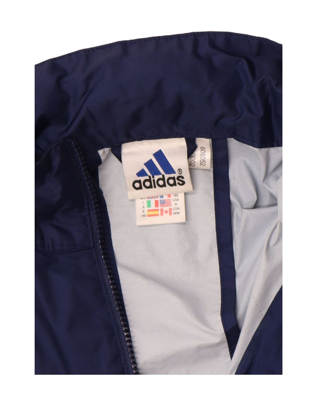 Męska kurtka przeciwdeszczowa ADIDAS Graphic UK 40/42 Średni granatowy poliamid