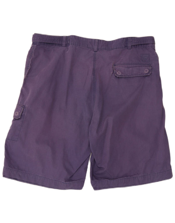 Timberland Mens Regular Cargo Shorts W38 XL Blue Cotton
