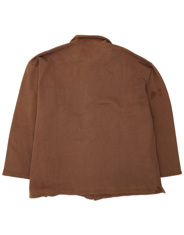 Męska koszula oversize Champion 2XL, brązowa, bawełniana
