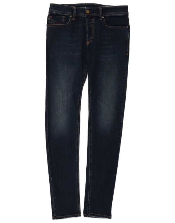 Diesel Damskie Sleenker Slim Skinny Jeans W29 L32 Granatowa bawełna