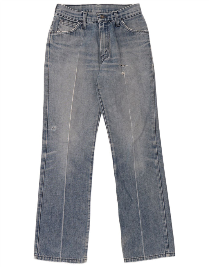Damskie dżinsy Levi's w trudnej sytuacji, proste W28 L32, niebieska bawełna