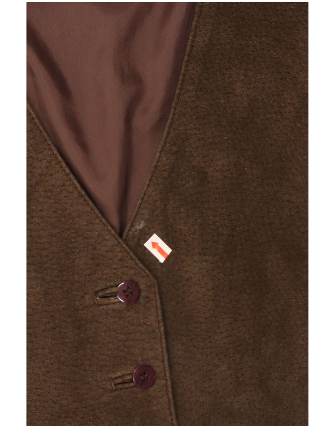 ST. BERNARD Damska zamszowa kamizelka UK 14 Średni brązowy poliamid