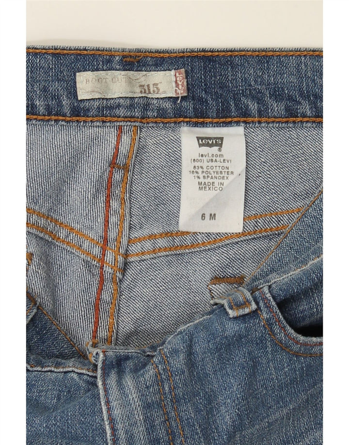 LEVI'S Womens 515 Bootcut Jeans US 6 Medium W28 L33 Blue Cotton Vintage Levi's and Second-Hand Levi's from Messina Hembry 