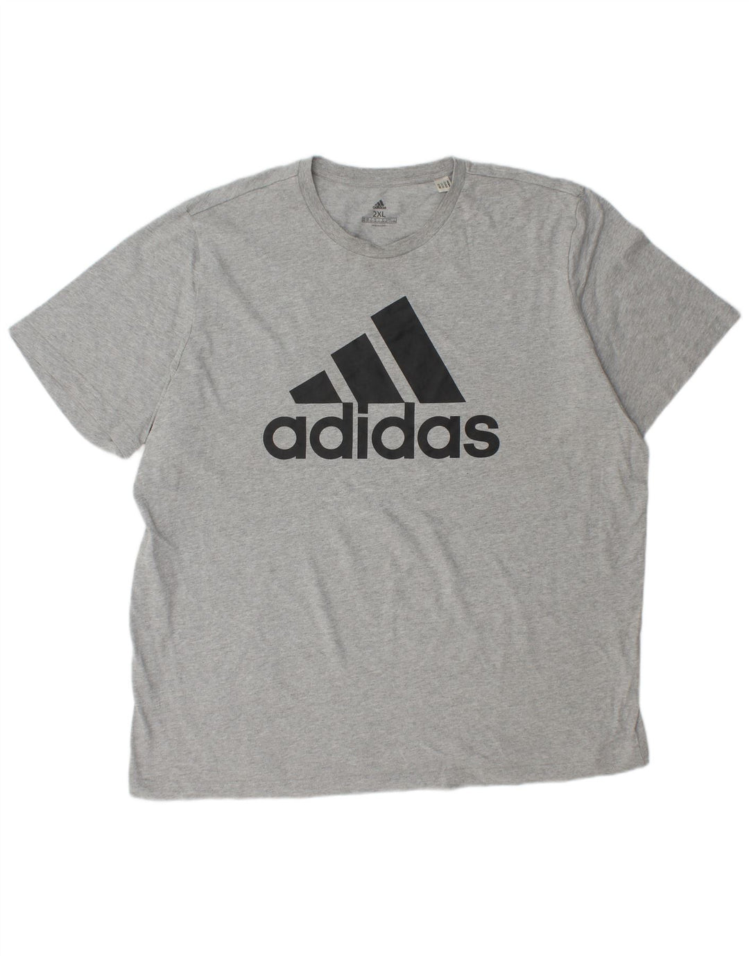 Męski T-shirt z grafiką ADIDAS, 2XL, szary