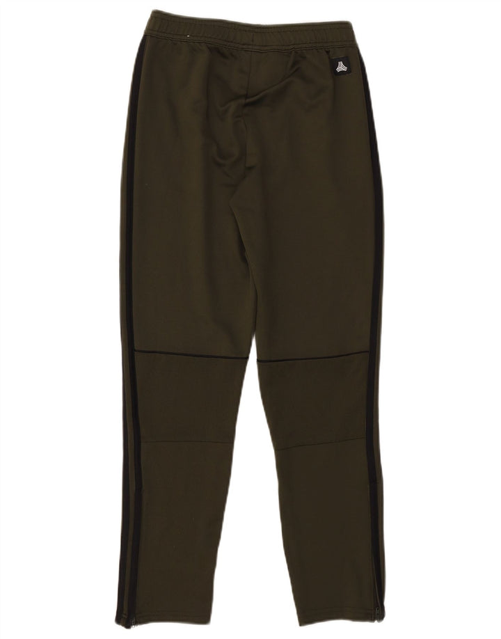 Chłopięce spodnie dresowe Adidas 11-12 lat, khaki, poliester