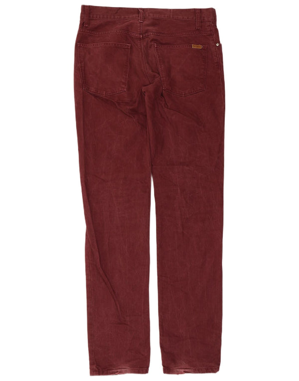 Dżinsy męskie CARHARTT W33 L34 Burgundowe