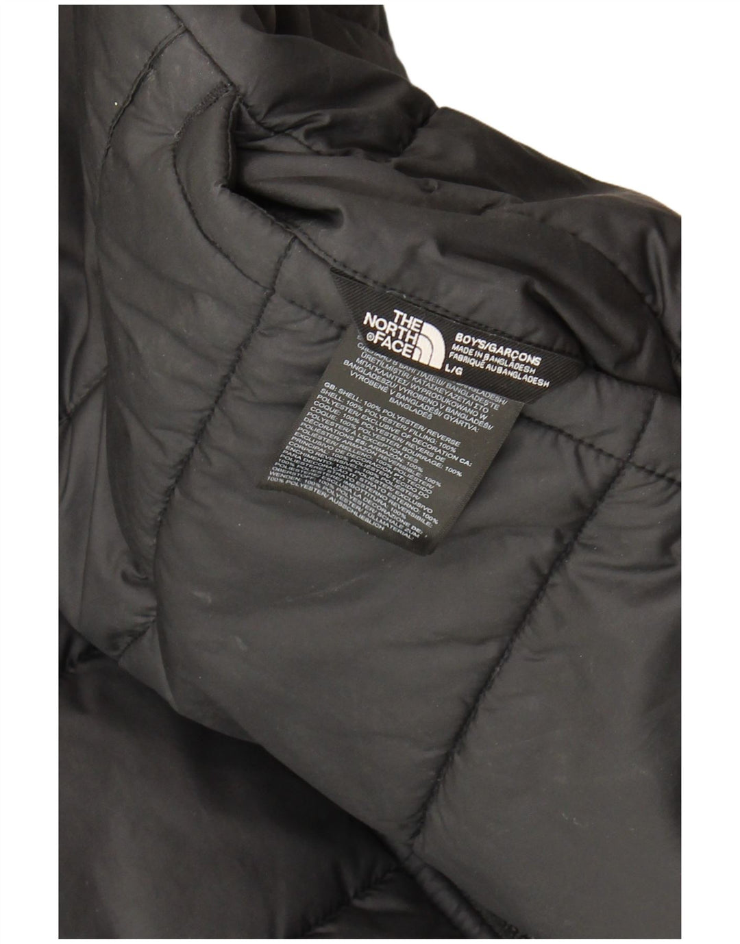 Dwustronna ocieplana kurtka chłopięca z kapturem The North Face 11-12 lat, szara