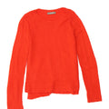 OASIS Womens Boat Neck Jumper Sweater UK 10 Small Red Polyacrylic Vintage Oasis and Second-Hand Oasis from Messina Hembry 