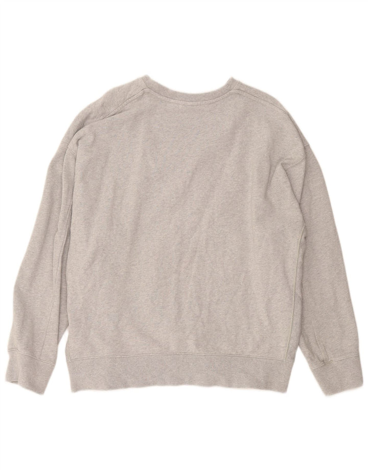 Męski sweter z grafiką Nike XL, szary, bawełniany