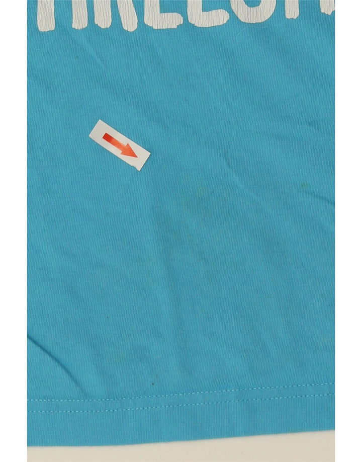 Męska koszulka graficzna Adidas Top Medium Blue