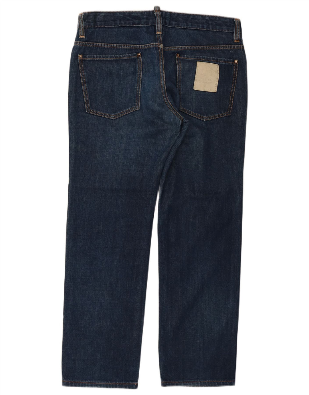 Dsquared2 Męskie proste dżinsy IT 48 Medium W34 L29 Niebieskie bawełniane
