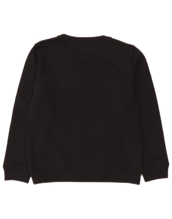 Bluza chłopięca Emporio Armani z grafiką, 9-10 lat, czarna, bawełniana