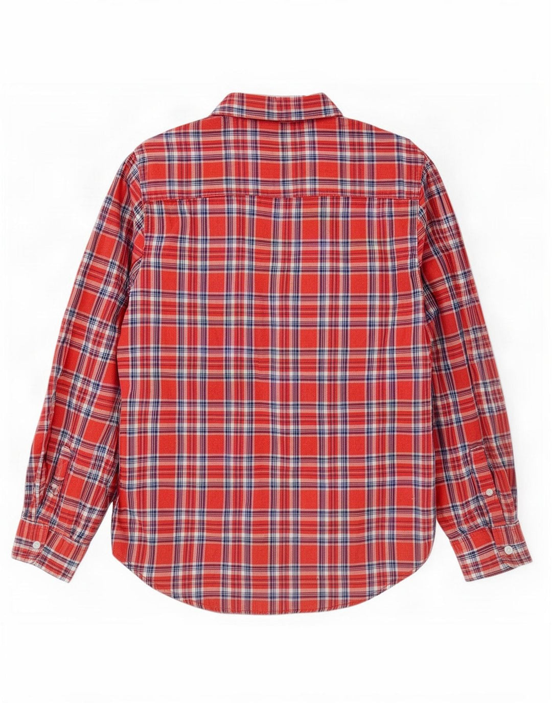 Damska koszula flanelowa Levi's Boyfriend Fit, oversize, UK 10, w małą czerwoną kratkę
