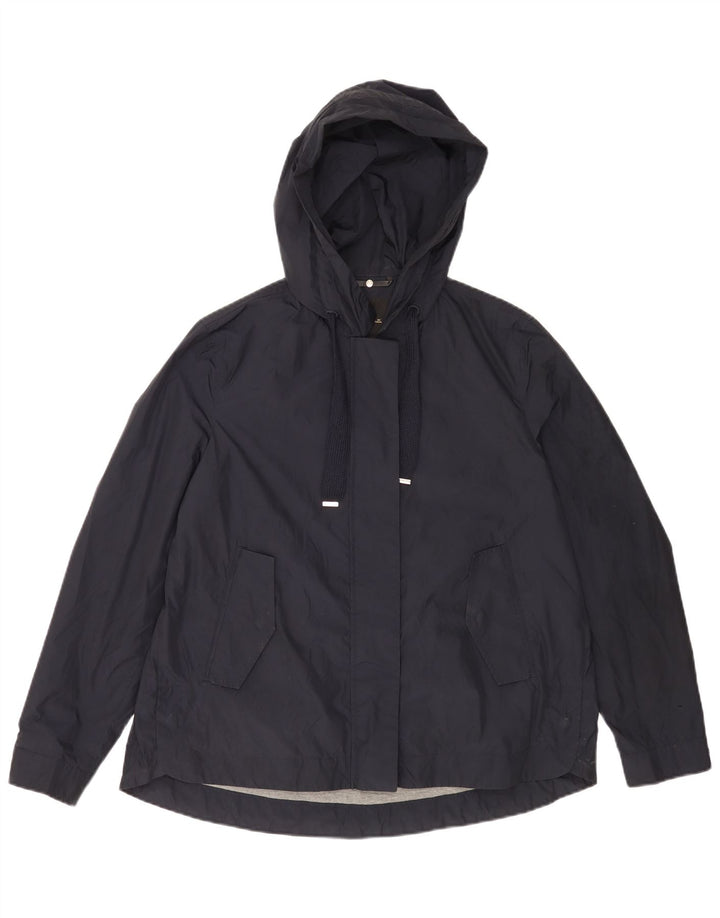 Damska kurtka bomberka Massimo Dutti z kapturem, oversize UK 14, średni granat