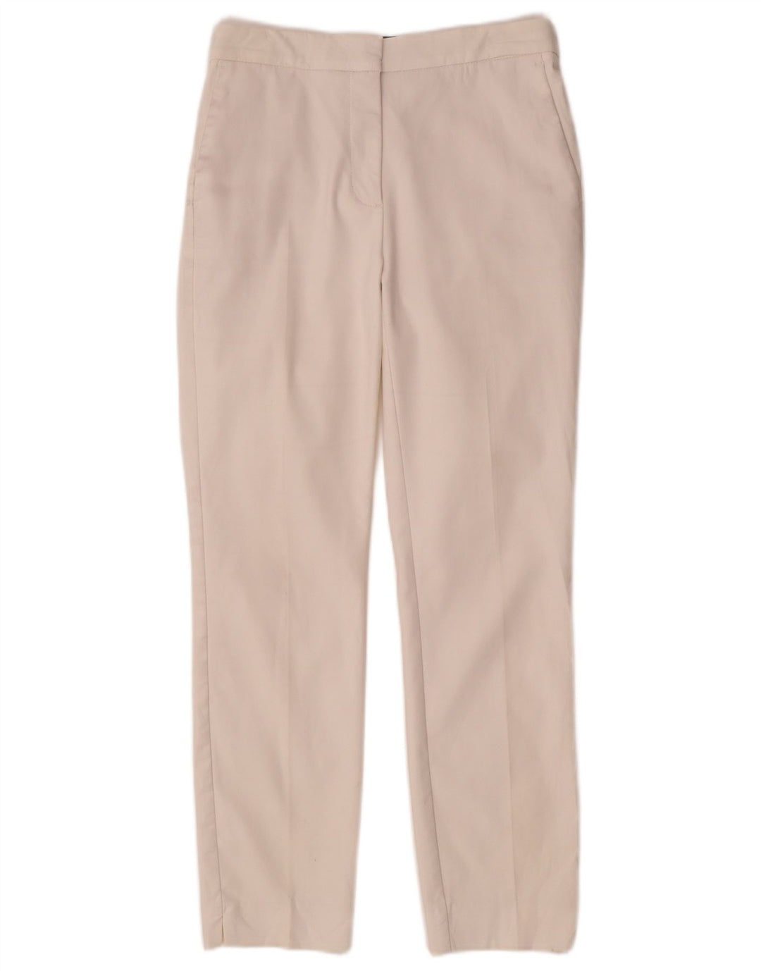 Damskie proste spodnie chino ZARA, średnie W28 L27, białe