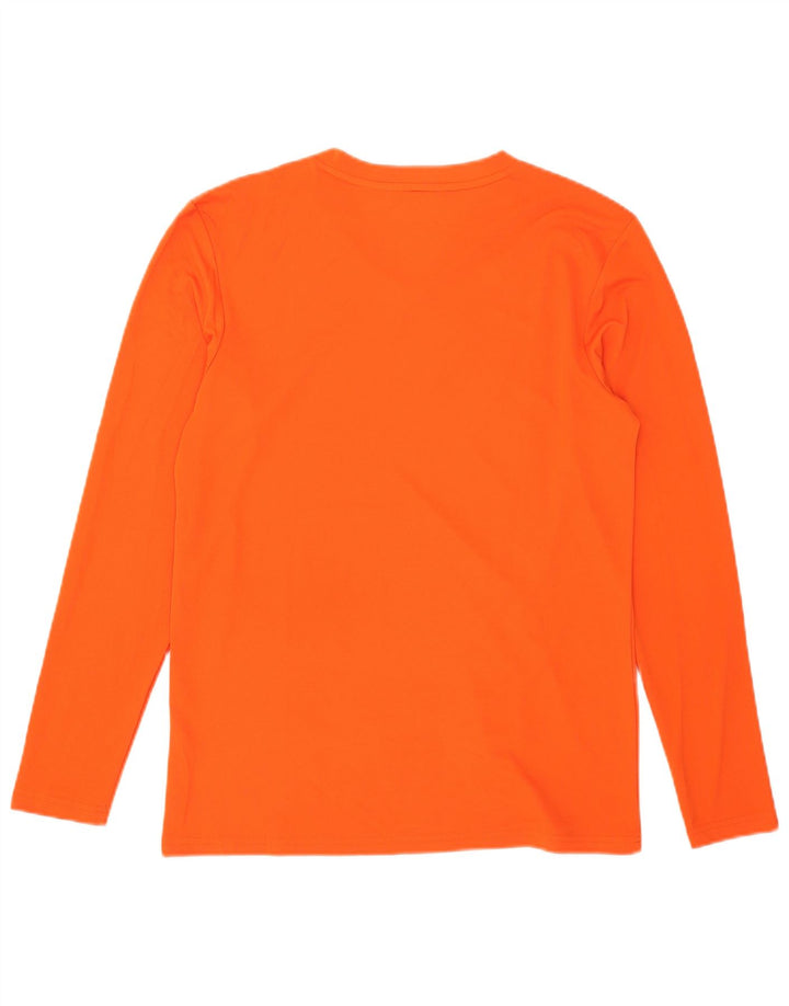 Adidas Męskie Aeroready Top z długim rękawem, duże, pomarańczowe