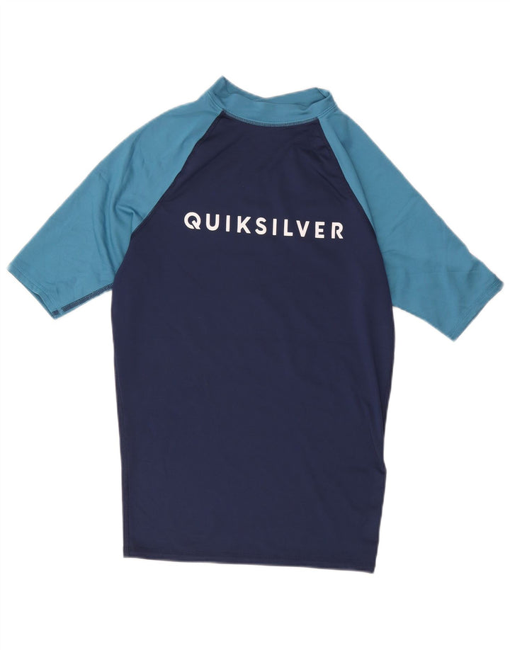Męska koszulka z grafiką Quiksilver Top, średni granatowy kolor