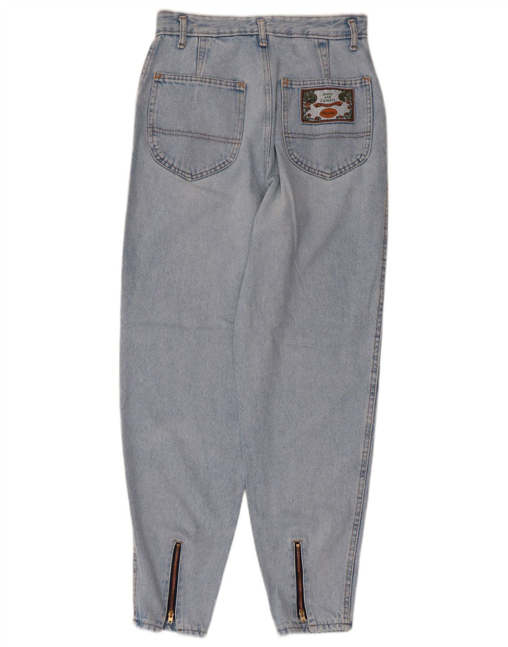 Damskie jeansy z wysokim stanem VINTAGE W29 L27 Niebieskie