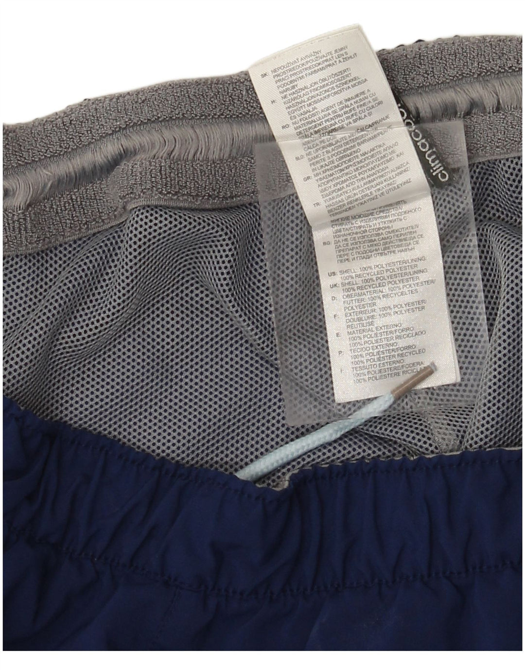 Męskie spodenki sportowe Adidas Climacool, duże, niebieskie, z poliestru